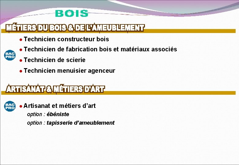  Technicien constructeur bois Technicien de fabrication bois et matériaux associés Technicien de scierie