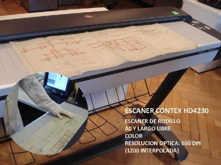 ESCANER CONTEX HD 4230 ESCANER DE RODILLO A 0 Y LARGO LIBRE COLOR RESOLUCION