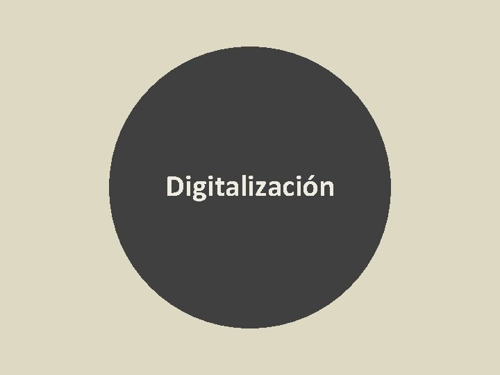 Digitalización 