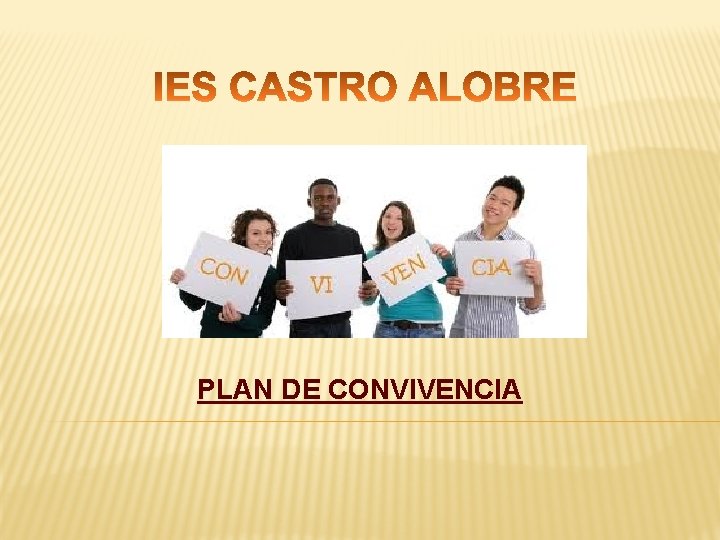 PLAN DE CONVIVENCIA 