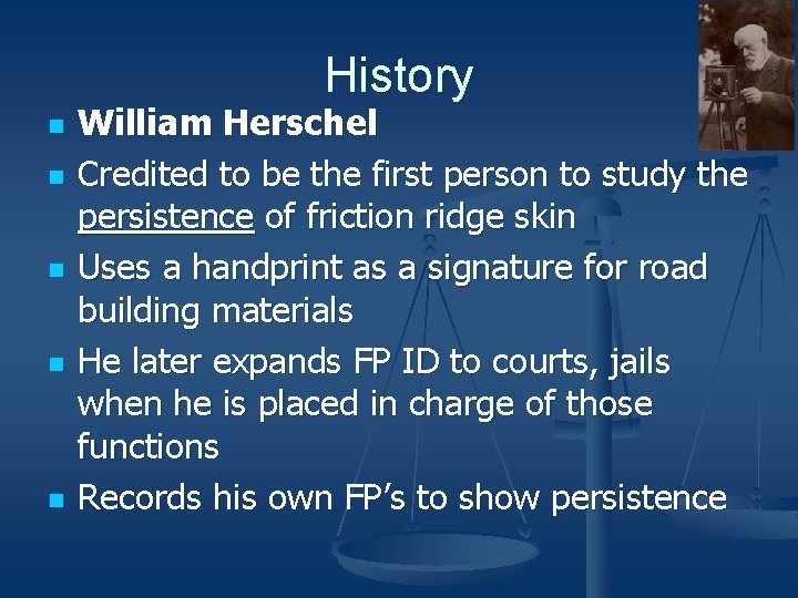 History n n n William Herschel Credited to be the first person to study