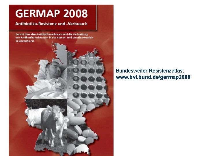 Bundesweiter Resistenzatlas: www. bvl. bund. de/germap 2008 