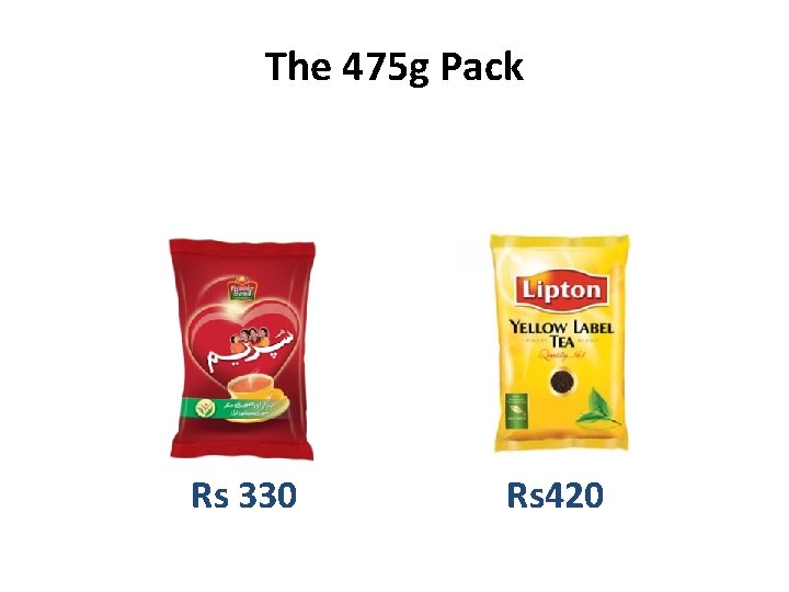 The 475 g Pack Rs 330 Rs 420 