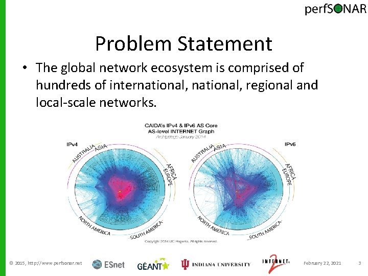 Problem Statement • The global network ecosystem is comprised of hundreds of international, regional