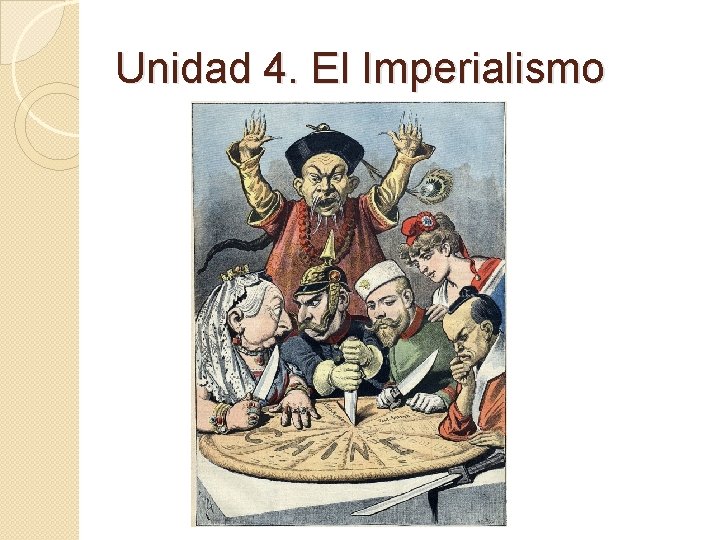 Unidad 4. El Imperialismo 