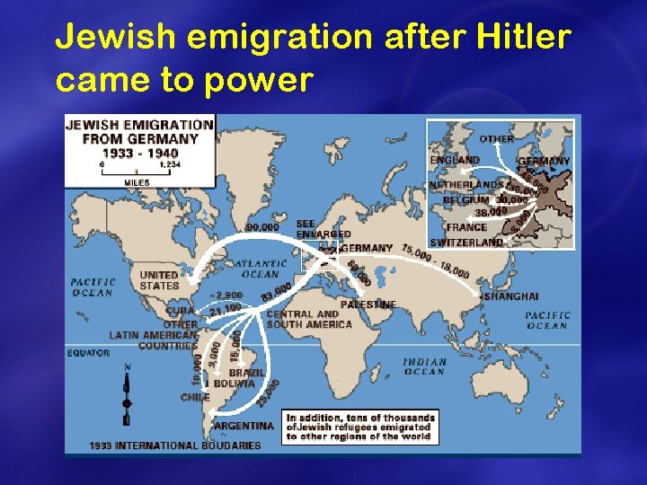 Jewish emigration after Hitler came to power 