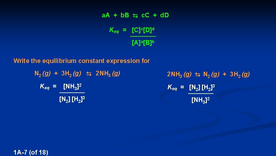 CHEMICAL EQUILIBRIUM Many chemical reactions run to completion