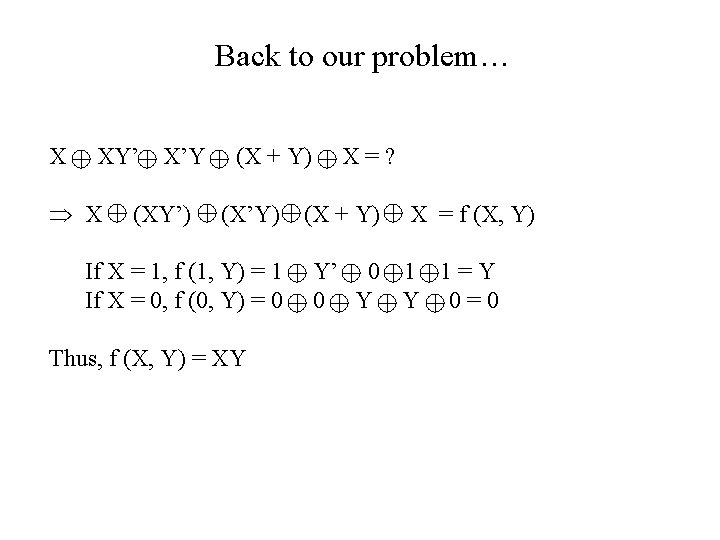 Cs 140 Lecture 7 Other Types Of Gates