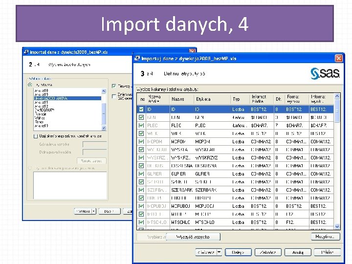 Import danych, 4 11 