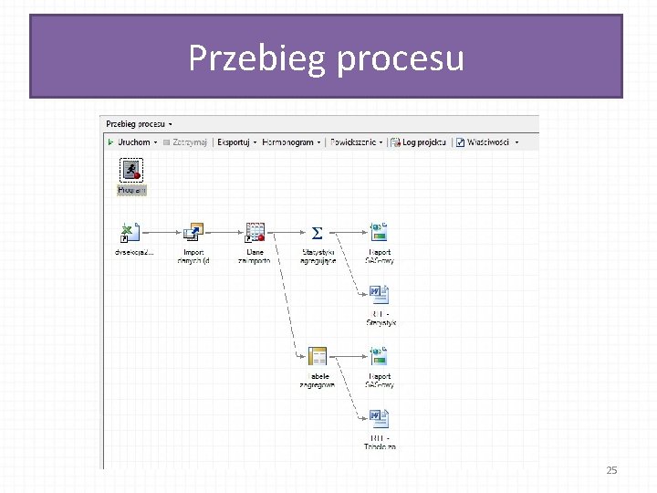 Przebieg procesu 25 