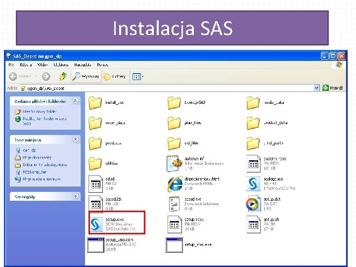 Instalacja SAS 49 