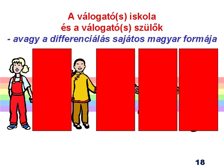 A válogató(s) iskola és a válogató(s) szülők - avagy a differenciálás sajátos magyar formája