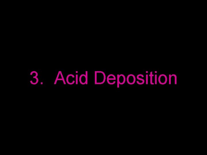 3. Acid Deposition 