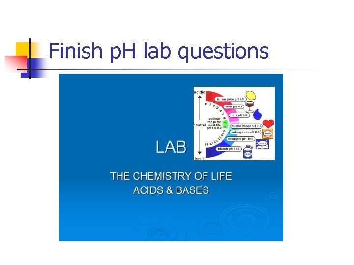 Finish p. H lab questions 