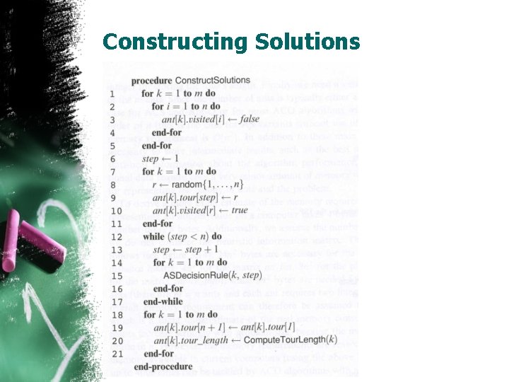 Constructing Solutions 