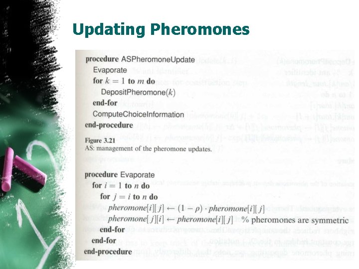 Updating Pheromones 