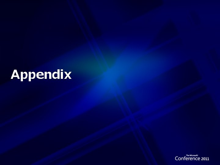 Appendix 