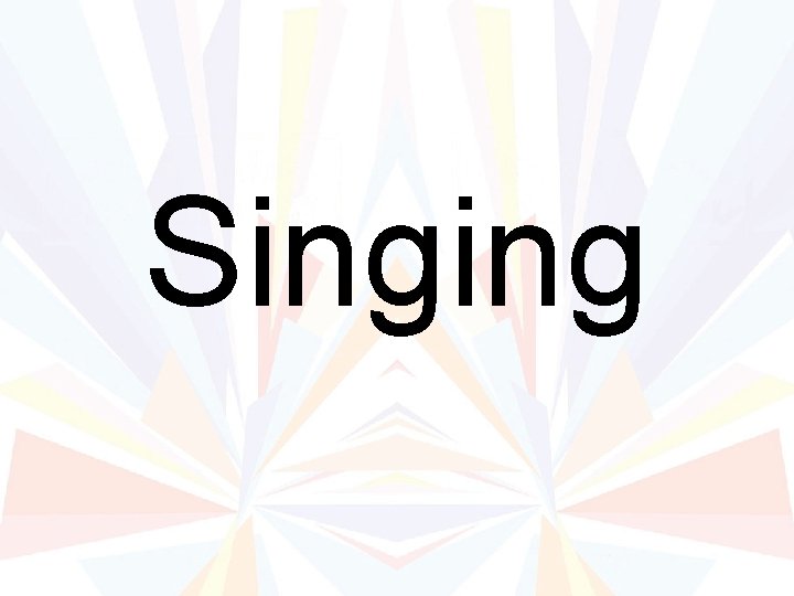 Singing 