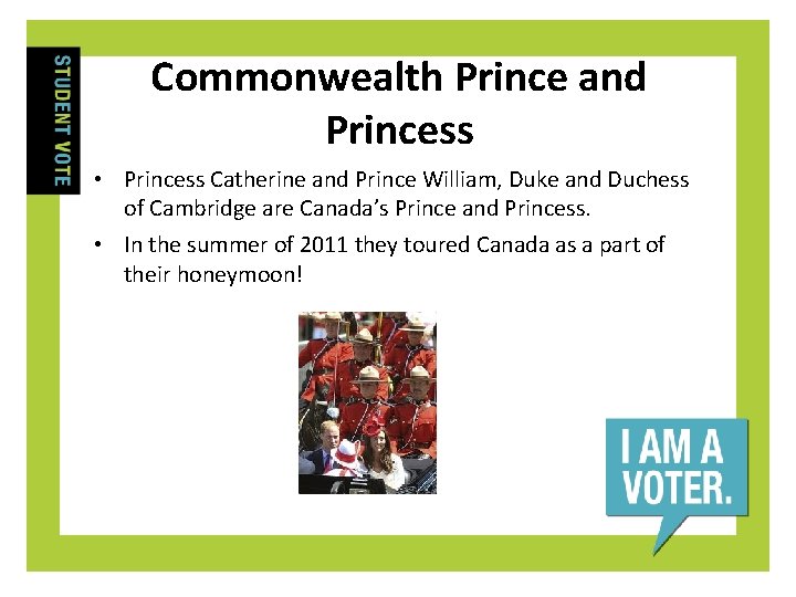 Commonwealth Prince and Princess • Princess Catherine and Prince William, Duke and Duchess of