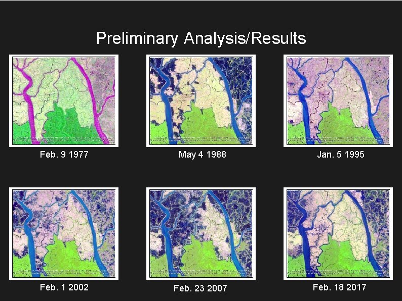 Preliminary Analysis/Results Feb. 9 1977 May 4 1988 Jan. 5 1995 Feb. 1 2002