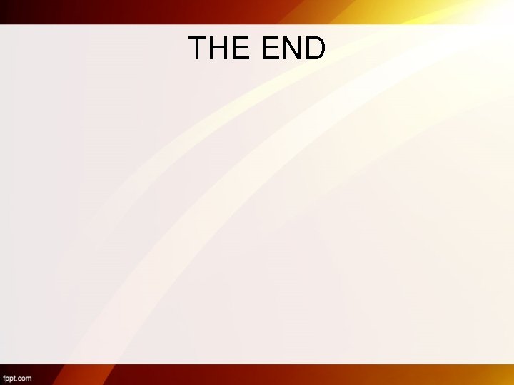 THE END 