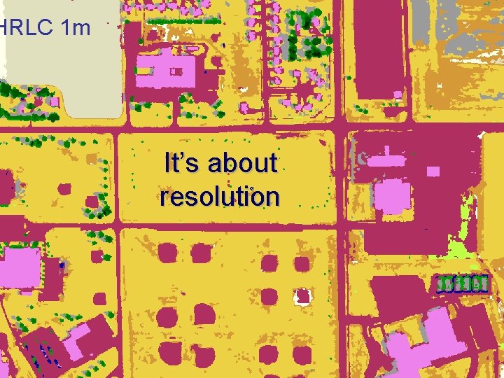 HRLC 1 m It’s about resolution 