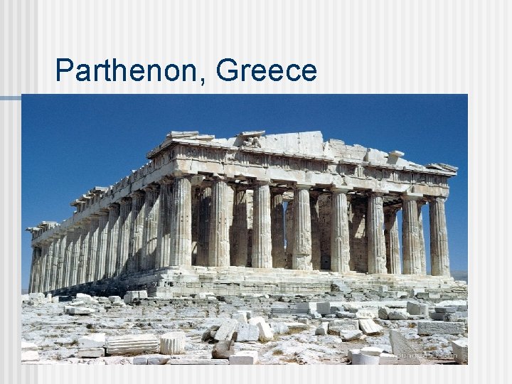 Parthenon, Greece 
