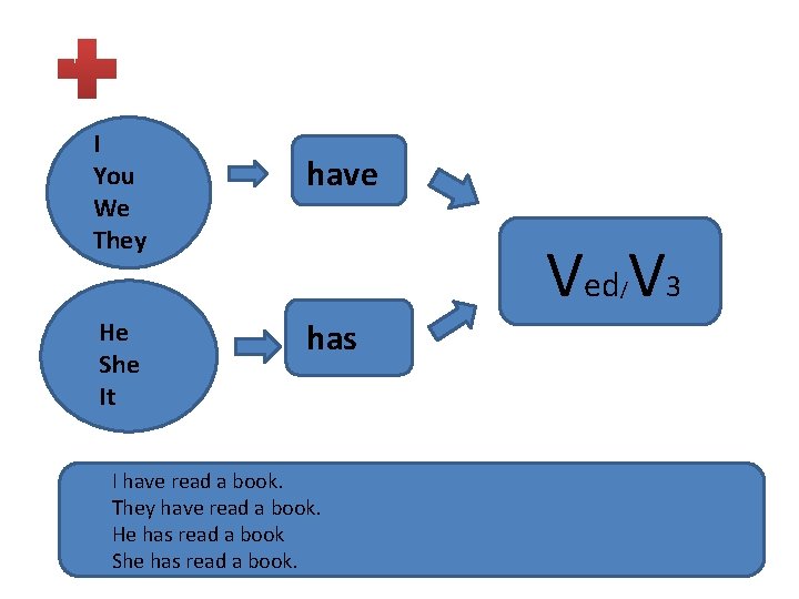I You We They have Ved V 3 / He She It has I