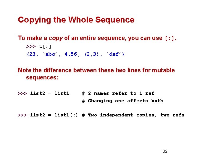 Copying the Whole Sequence To make a copy of an entire sequence, you can