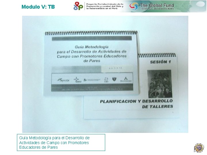 Modulo V: TB Guía Metodología para el Desarrollo de Actividades de Campo con Promotores