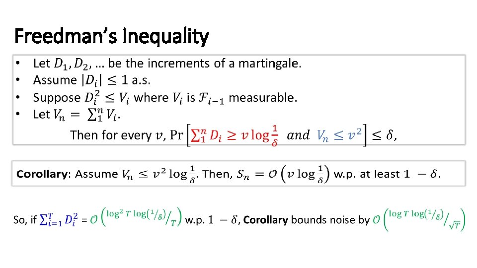 Freedman’s Inequality 