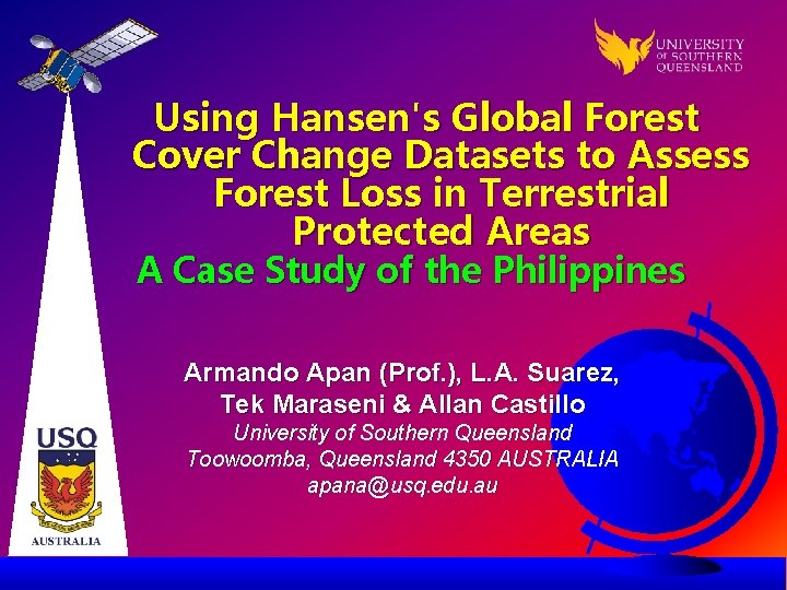 Using Hansen's Global Forest Cover Change Datasets to Assess Forest Loss in Terrestrial Protected