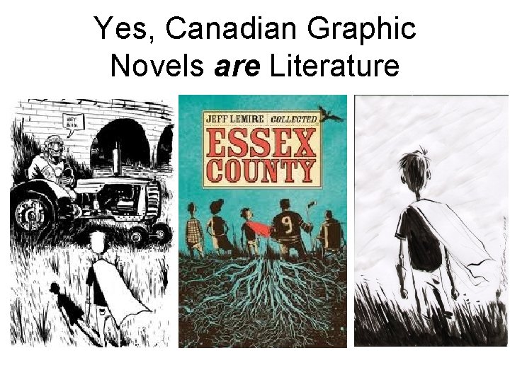 Yes, Canadian Graphic Novels are Literature 