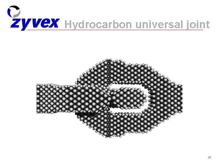 Hydrocarbon universal joint 15 