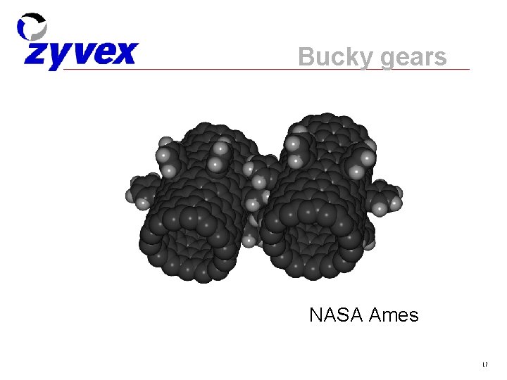 Bucky gears NASA Ames 17 