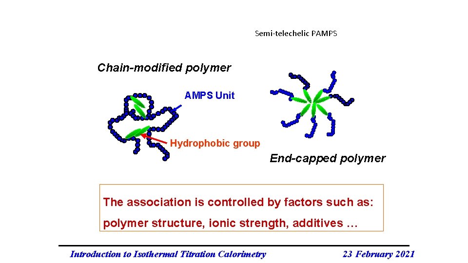 Semi-telechelic PAMPS Chain-modified polymer AMPS Unit Hydrophobic group End-capped polymer The association is controlled