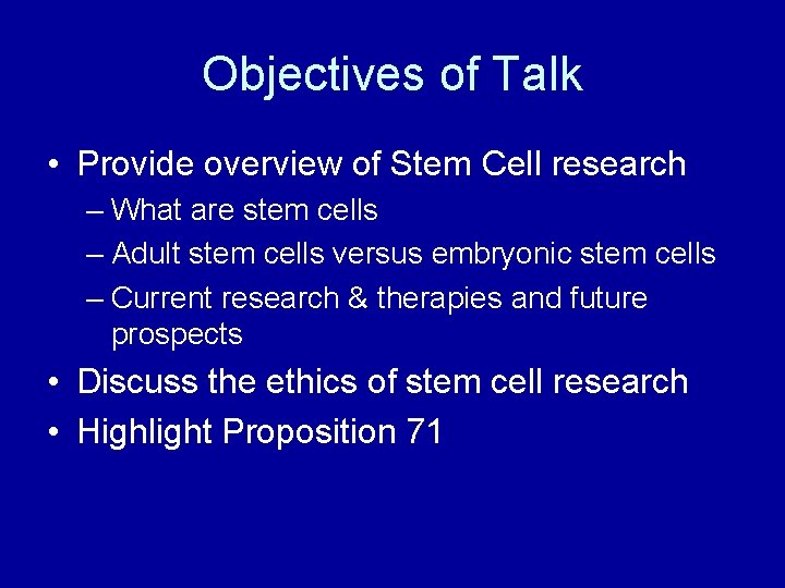 Embryonic Vs Adult Stem Cell Research