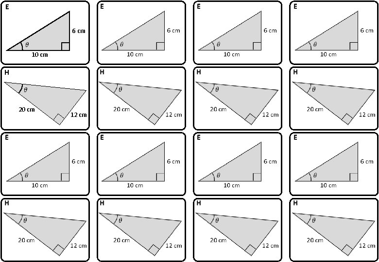 E 6 cm 10 cm H 20 cm 12 cm 