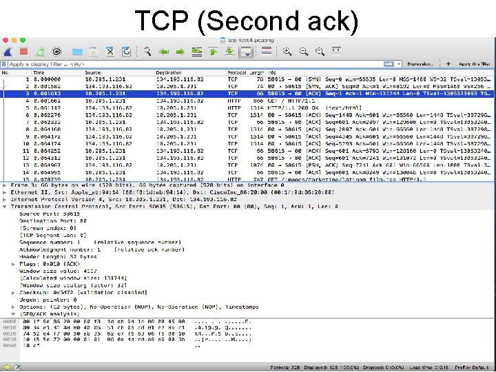 TCP (Second ack) 6 