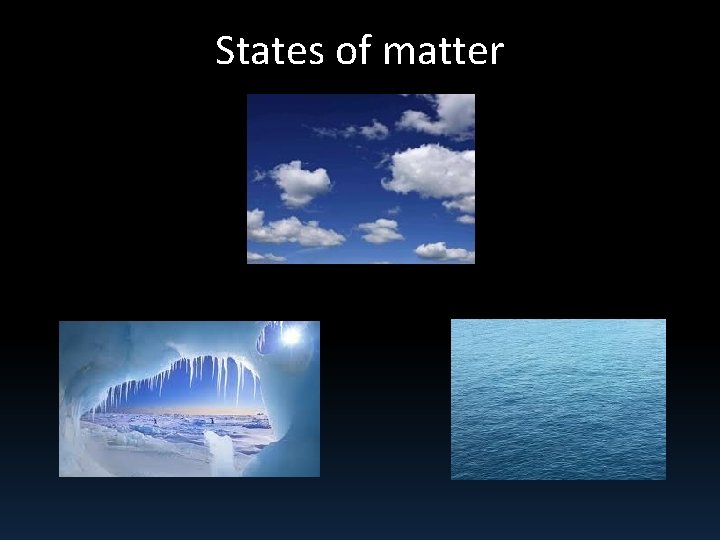States of matter 
