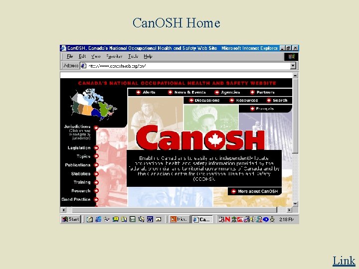 Can. OSH Home Link 