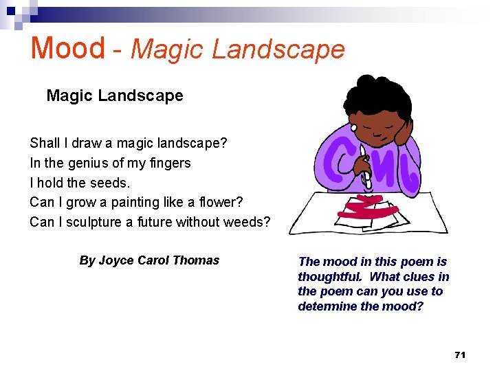 Mood - Magic Landscape Shall I draw a magic landscape? In the genius of