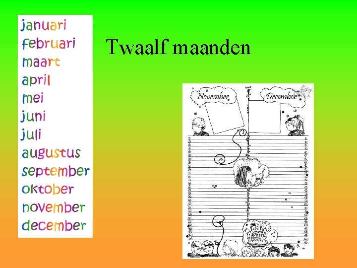 Twaalf maanden 