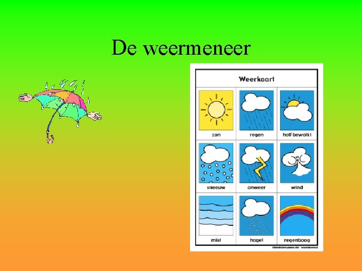 De weermeneer 