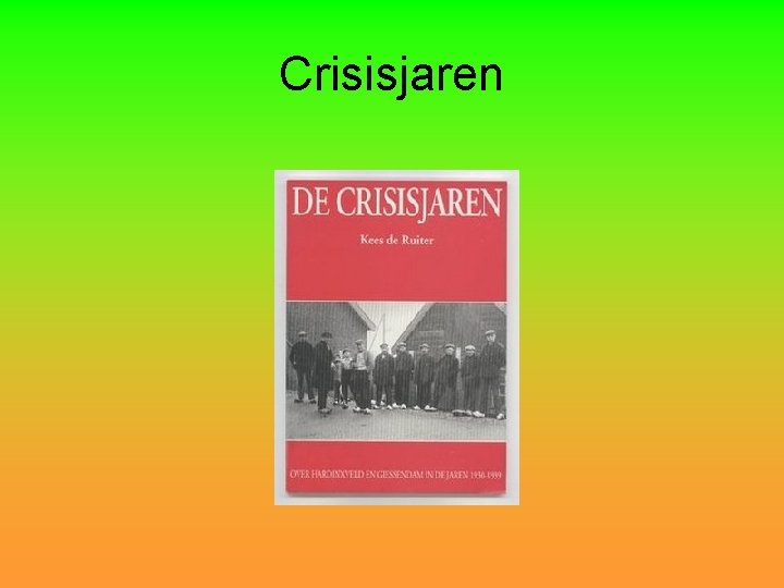 Crisisjaren 