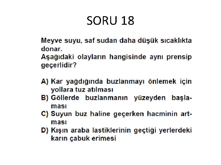 SORU 18 