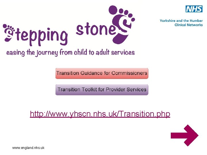 http: //www. yhscn. nhs. uk/Transition. php www. england. nhs. uk 