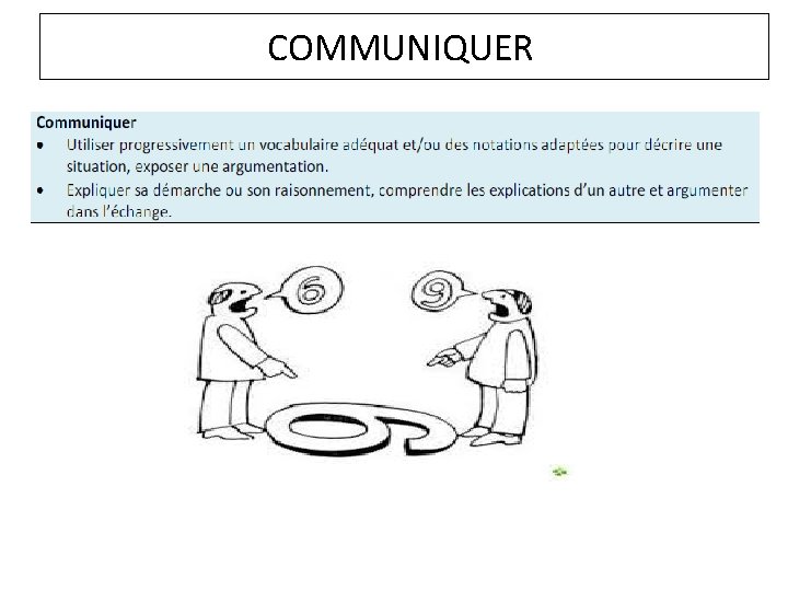 COMMUNIQUER 