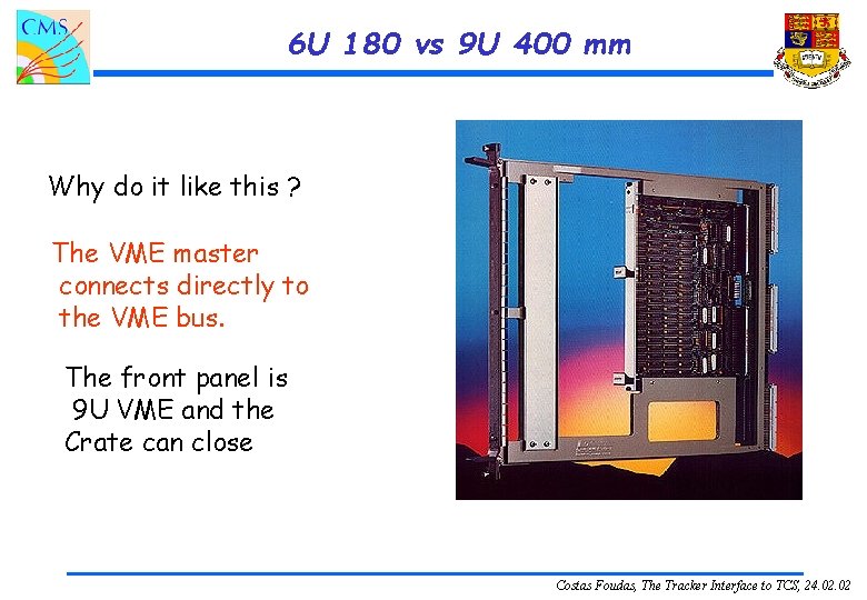 6 U 180 vs 9 U 400 mm Why do it like this ?