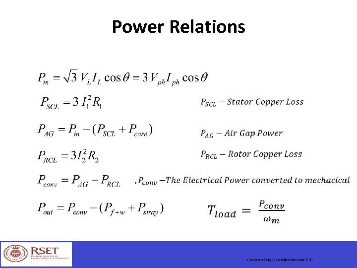 Power Relations 